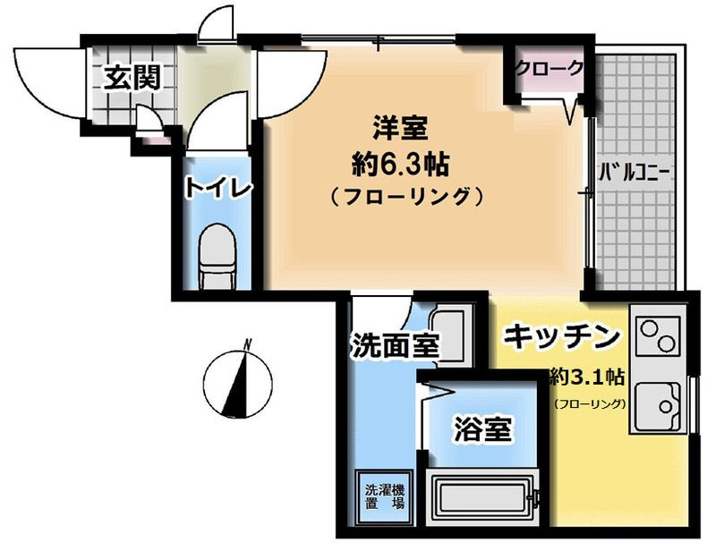 グラン松本セントラルの間取り