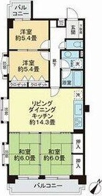 ロマネスク井尻第3の間取り