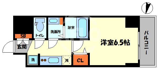 CITY　LUX　NAMBA　SOUTHの間取り|CITY　LUX　NAMBA　SOUTH　間取り