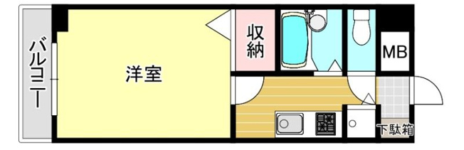 【間取り】 | グランディ薬院Ⅰ