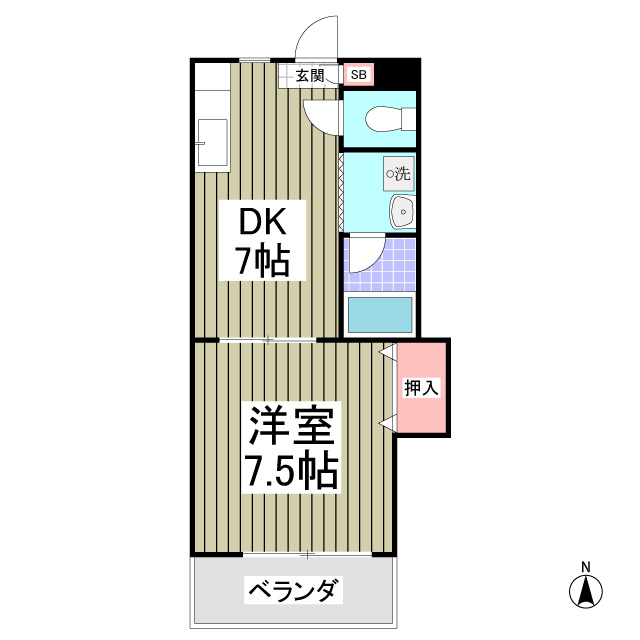 第2成城島田マンションの間取り