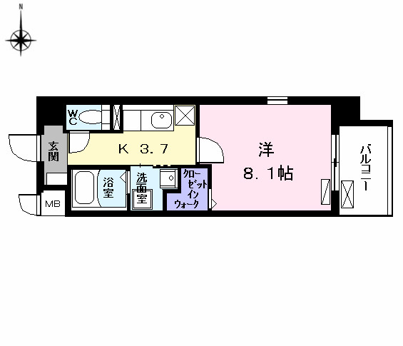 ノイグランツＤの間取り