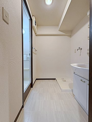 グランデージ竹越の洗面所