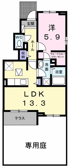 【間取り】 | グランハピネス　Ⅱ