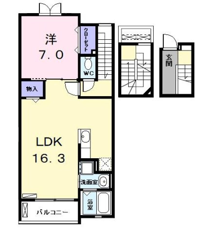 アルバーダ　Ⅰの間取り