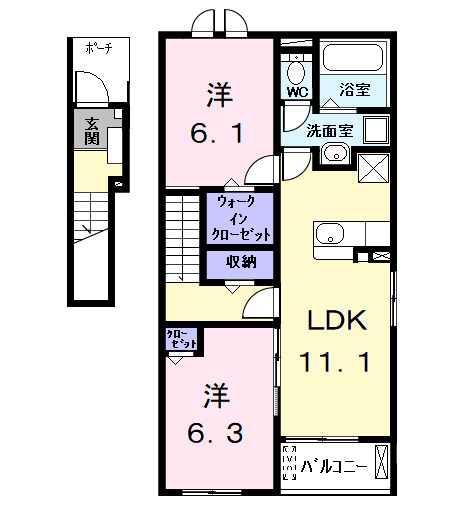 ルミエール中野新町の間取り