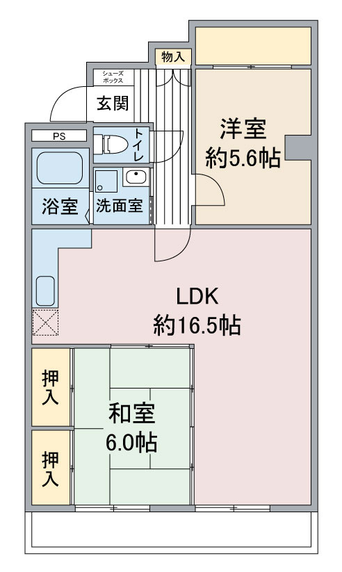 リーブル原の間取り