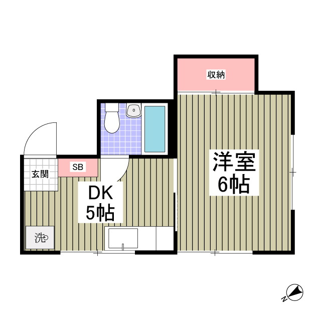 ハイツ前原の間取り