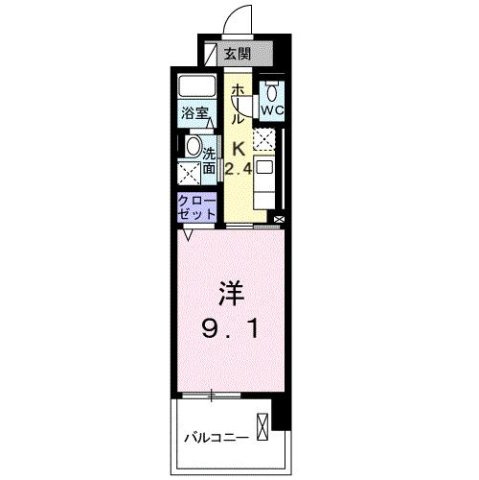ヴィヴァーチェ東石井の間取り