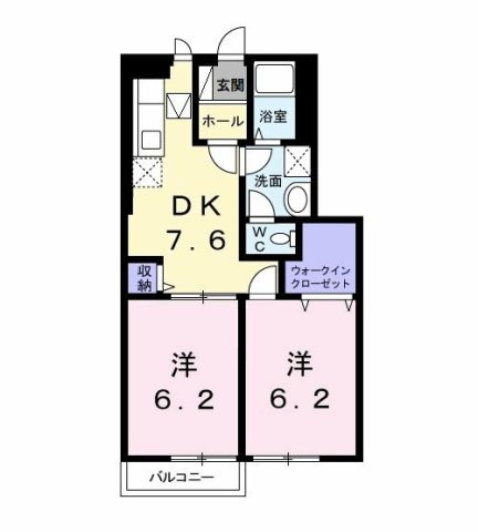 アヴェニールの間取り