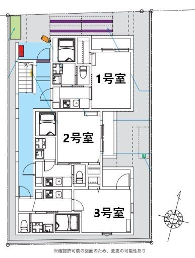 La Verita薬園台(ラ ヴェリタ ヤクエンダイ)の区画図
