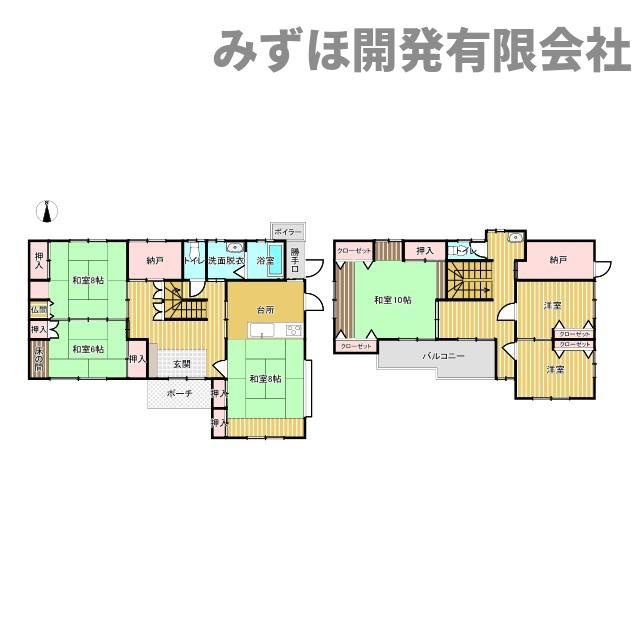 山形市成沢西3丁目の間取り