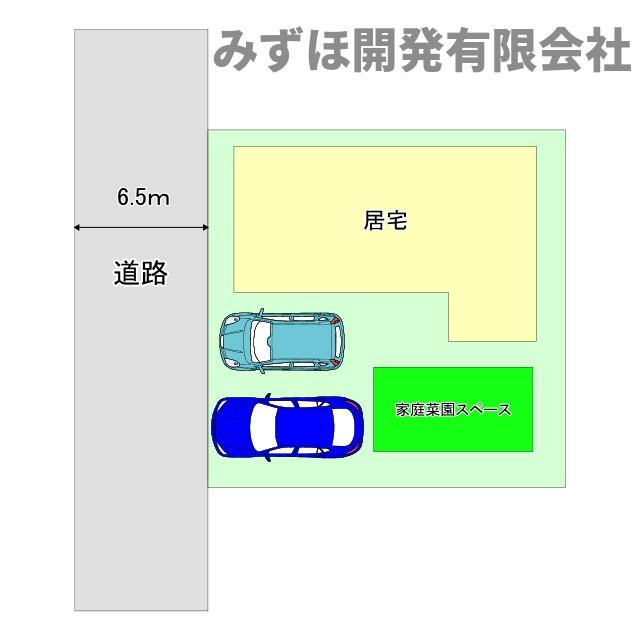 山形市成沢西3丁目の区画図