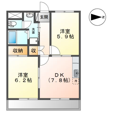 メゾンドサクセスの間取り