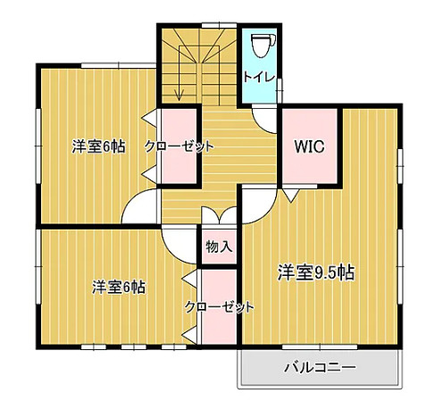 上里町七本木　中古1980の間取り