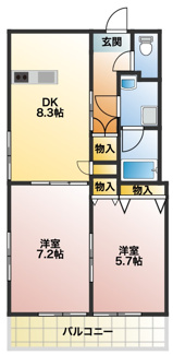 【間取り】 | プレイン安城　安城市横山町
