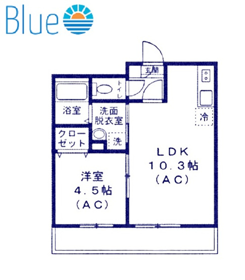 【間取り】 | ブリリアンス根岸