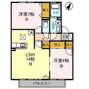 【間取り】 | お部屋の間取りです。