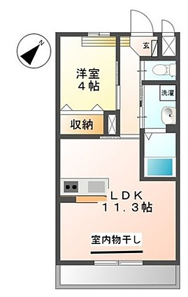 スタービレB棟の間取り