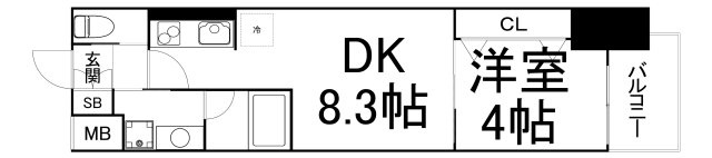 【間取り】 | コンフォリア西天満