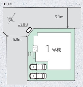 【区画図】 | リナージュ川西市大和東２丁目０１期 | 区画図