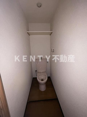 【トイレ】 | エステートⅦ | ゆったりとした空間のトイレです