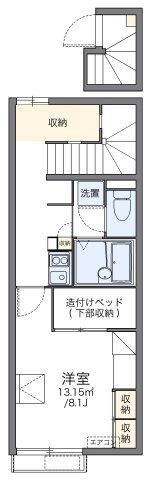 レオパレスカームパレスの間取り