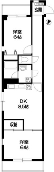 【間取り】 | ドミール川越