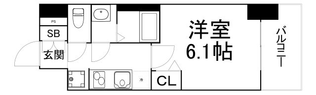 【間取り】 | プレサンス野江内代ペルティエ