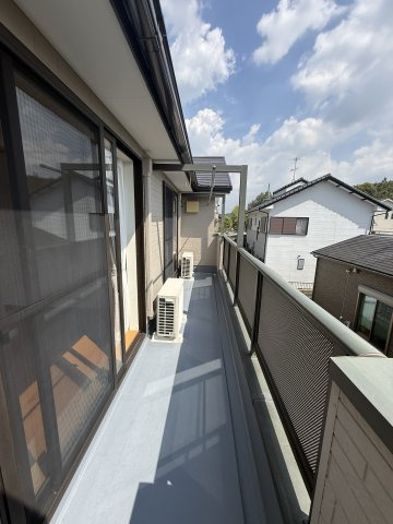米野木町北山貸家Ⅱのバルコニー