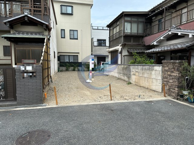 大阪市住吉区南住吉３丁目建築条件付土地の外観|現地土地写真　2026年8月27日撮影