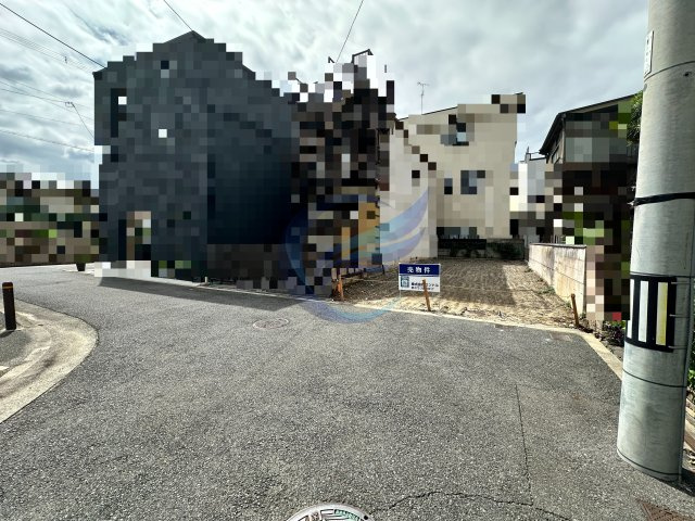大阪市住吉区南住吉３丁目建築条件付土地の前面道路含む現地写真|前面道路含む現地土地写真　2026年9月17日撮影