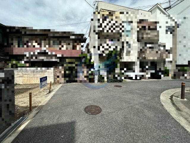 大阪市住吉区南住吉３丁目建築条件付土地の前面道路含む現地写真|前面道路含む現地土地写真　2026年9月17日撮影