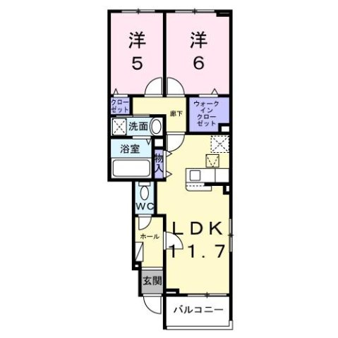 【間取り】 | プラシードⅡ