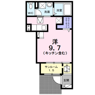 【間取り】 | コントレイル　Ｂ