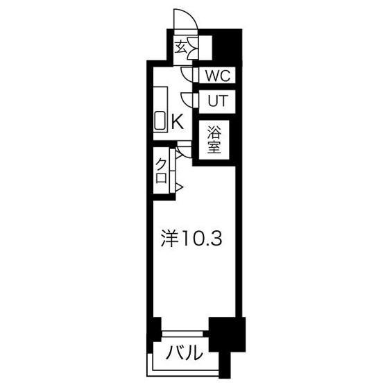 【間取り】 | プレサンス丸の内リラティ