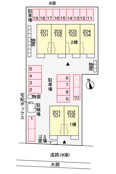 アコールⅡの区画図