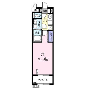 【間取り】 | アモーレ篠原橋