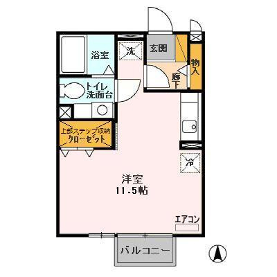 esperanza(エスペランサ)　Ａ・Ｂの間取り