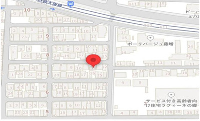 【地図】 | 八尾市東本町五丁目　売地
