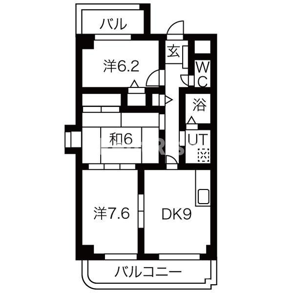 メゾンボー隅田の間取り