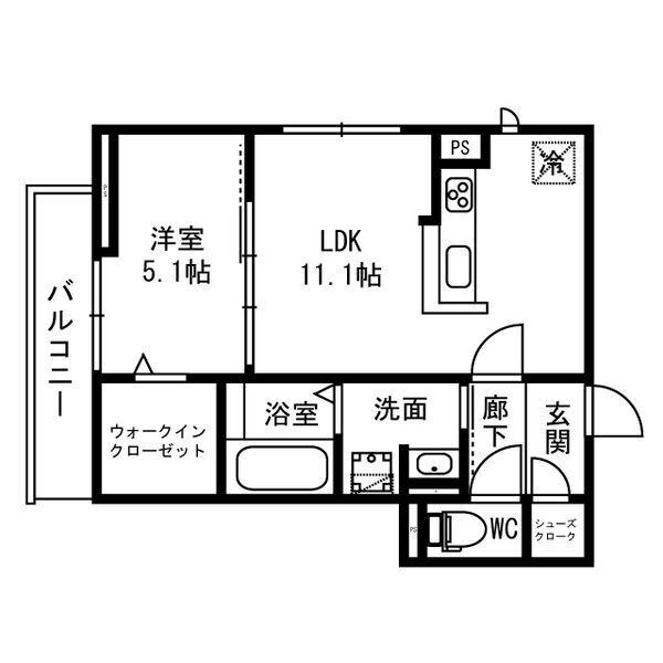 ミルソレアードの間取り