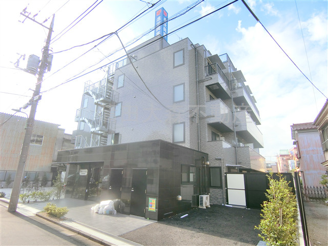 第66シンエイビルの外観|2019年5月築　鉄骨ALC造地上5階建て1K～2LDK
東京都大田区羽田3丁目　京急空港線穴守稲荷駅徒歩4分、大鳥居駅徒歩7分