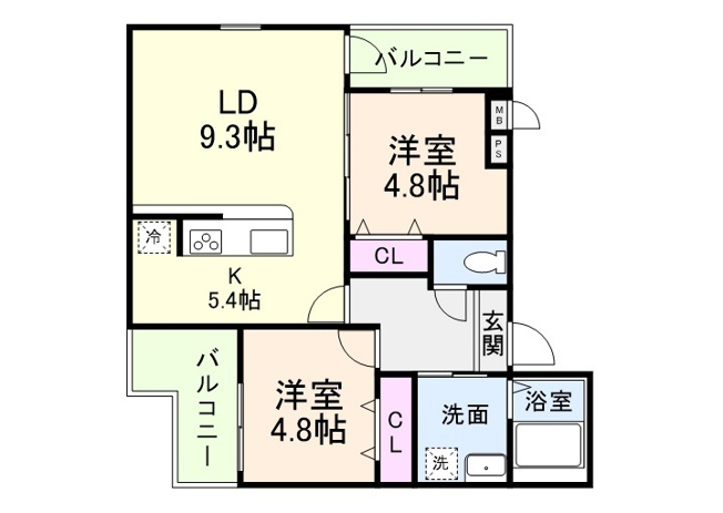 【間取り】 | フジパレス土橋
