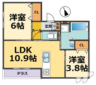 【間取り】 | コンフォール甲子園口 | コンフォール甲子園口