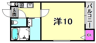 フジパレス出屋敷Ⅱ番館の間取り