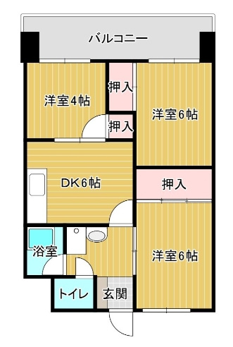【間取り】 | 富士ビルⅡ