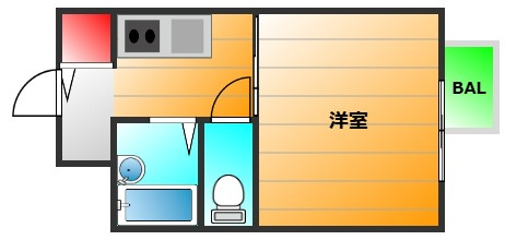 ピュアパレスⅡの間取り|現状有姿