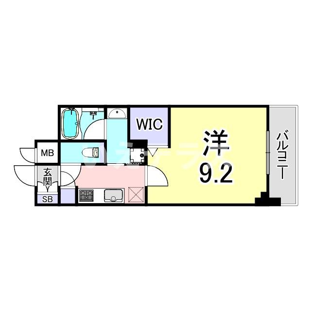 エル・イソベ三宮の間取り