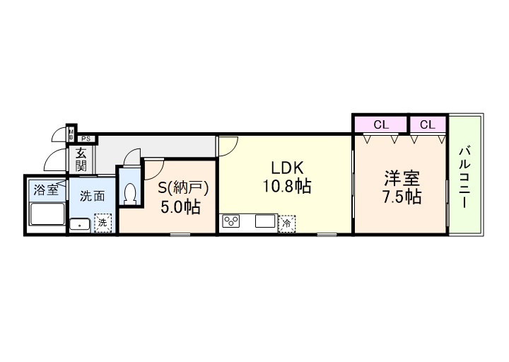 フジパレス土橋の間取り